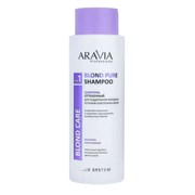 Aravia Шампунь оттеночный для холодных оттенков блонд / Blond Pure Shampoo, 400 мл 18061-19410