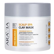 Aravia Глиняная маска для кожи головы с себорегулирующим эффектом / Scalp Spa Clay Mask, 300 мл 24357-66020