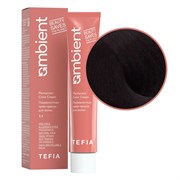 TEFIA Ambient 3.77 Перманентная крем-краска для волос / Темный брюнет интенсивный фиолетовый, 60 мл 22181-41793