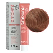 TEFIA Ambient 9.360 Перманентная крем-краска для волос / Очень светлый блондин золотисто-махагоновый для седых волос, 60 мл 22257-41841