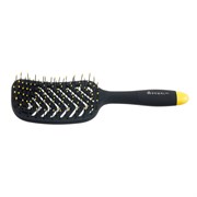 Dewal Щетка для укладки волос продувная широкая / Banana Black BNN82, черный 9788-6802