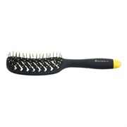 Dewal Щетка для укладки волос продувная узкая / Banana Black BNN83, черный 9789-6803