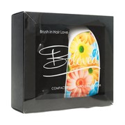 Nail Art Расческа для волос компактная, ромашки 9926-6963