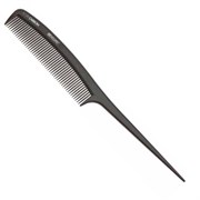Dewal Расчёска рабочая с пластиковым хвостиком / Carbon CO-6109, коричневый, 21 см 20826-73240