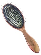 Rama Rose Расчёска массажная комбинированная щетина 16-2D, металлик 24497-73459