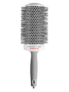 Olivia Garden Термобрашинг для укладки волос / Ceramic + Ion Speed XL White & Grey, 65 мм, бело-серый 12172-11682