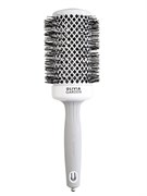 Olivia Garden Термобрашинг для укладки волос / Expert Blowout Shine White & Grey, 55 мм, бело-серый 23432-66163