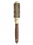 Olivia Garden Термобрашинг для укладки волос / Expert Blowout Shine Wavy Bristles Gold & Brown, 20 мм, коричневый 23433-75883