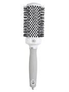 Olivia Garden Термобрашинг для укладки волос / Expert Blowout Grip White & Grey, 45 мм, бело-серый 27739-75890