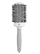 Olivia Garden Термобрашинг для укладки волос / Expert Blowout Grip White & Grey, 55 мм, бело-серый 27740-75892