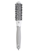 Olivia Garden Термобрашинг для укладки волос / Expert Blowout Grip White & Grey, 25 мм, бело-серый 27738-75896