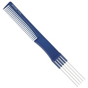 Dewal Beauty Расческа для начеса с металлическими зубцами DBS-6506, синий, 19 см 8690-5948