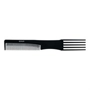 Dewal Расчёска для начёса / Эконом CO-6501, пластик, 19 см, черный 2274-16549