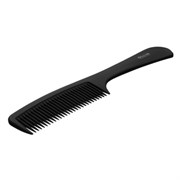 Ollin Расческа с ручкой 393764, пластик, черный, 22 см 23356-64685