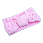Dewal Beauty Повязка на голову / Бантик НВ-02, розовый 3080-2429