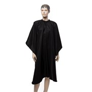 Dewal Пеньюар для стрижки «Матовый» AA09Black, 128 х 148 см, черный матовый 12509-15851