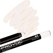 Provoc Гелевый карандаш-подводка для глаз водостойкий / Semi Permanent Gel Eye Liner №61 White Hot, белый матовый 7840-5293