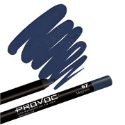 Provoc Гелевый карандаш-подводка для глаз водостойкий / Semi Permanent Gel Eye Liner №67 Magnetic, темно-сапфировый шиммер 7842-5295