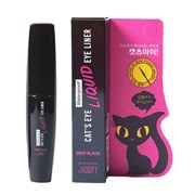 Jigott Водостойкая жидкая подводка для глаз / Cat's Eye Waterproof Liquid Eyeliner Deep Black, глубокий черный 25825-73151