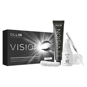 Ollin Набор для окрашивания бровей и ресниц / Vision, черный, 20 мл 8483-5806