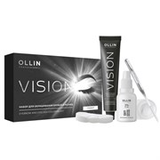 Ollin Набор для окрашивания бровей и ресниц / Vision, графит, 20 мл 8485-5808
