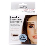 Godefroy Краска-хна для бровей и ресниц / Eyebrow Tint Medium Brow, коричневый, 10 капсул 17977-19241