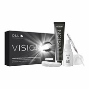 Ollin Набор для окрашивания бровей и ресниц / Vision, темный графит 22371-54782