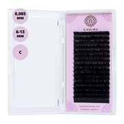 Enigma Ресницы на ленте Микс 16 линий 6-13 мм, C, 0,085 мм, черный 11754-9672