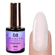 Manita Professional База для ногтей камуфлирующая с блестками №05 / Cosmo Base, 10 мл 23272-64619