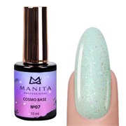 Manita Professional База для ногтей камуфлирующая с блестками №07 / Cosmo Base, 10 мл 23274-64621