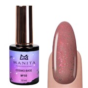 Manita Professional База для ногтей камуфлирующая с блестками №10 / Cosmo Base, 10 мл 23277-64624