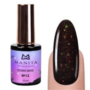 Manita Professional База для ногтей камуфлирующая с блестками №12 / Cosmo Base, 10 мл 23279-64626