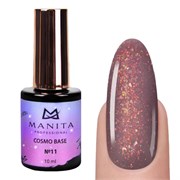 Manita Professional База для ногтей камуфлирующая с блестками №11 / Cosmo Base, 10 мл 23278-64625