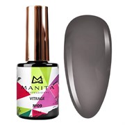 Manita Professional Гель-лак для ногтей c эффектом витража / Vitrage №09, черный, 10 мл 23298-64612