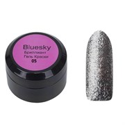 Bluesky Гель-краска для ногтей / Brilliant 05BR, темно-серебристый, 8 мл 11277-75975