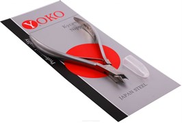 YOKO Кусачки маникюрные для кутикулы / Professional Quality SK 016, одинарная пружина, ручная заточка, 7 мм 3107-2443