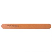 Zinger Пилка для натуральных ногтей абразивная прямая / Classic EJ-101, 150/220 грит, коричневый 7453-64824