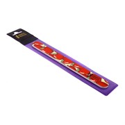 Mertz Пилка для ногтей прямая 889, 100/180 грит, яблочки, 18 см 3149-25018