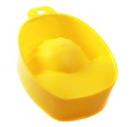 Domix Ванночка для маникюра, пластик, желтый 8583-5875