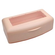 Nail Art Бокс для стерилизации и дезинфекции инструментов с прозрачной крышкой, персиковый 22700-63925