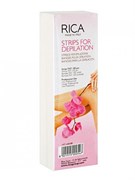 Rica Полоски для депиляции и шугаринга, 7 х 20 см, хлопок, 100 шт. 375-801