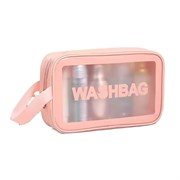Kristaller Косметичка Washbag rectangular, розовый 25077-72505