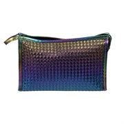 Kristaller Косметичка женская Knitted rope pattern, перламутр синий 25100-72534