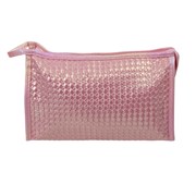 Kristaller Косметичка женская Knitted rope pattern, перламутр розовый 25101-72565
