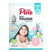 Baby Pino Мыльный порошок для стирки детского белья гипоаллергенный 0+ / Laundry Detergent Blue, автомат, 400 г 25217-72946