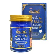 Royal Thai Herb Синий охлаждающий бальзам от варикоза с пчелиным воском / Blue Balm, 50 г 23263-64631