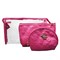 Kristaller Набор косметичек Embossing circle 3 in 1, фуксия 25089-72547 - фото 14805389